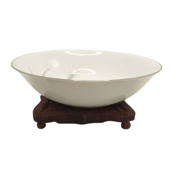 Vintage Serving Bowl Dish 9" Castlecourt Wheat Spray Retro Kitchen Decor - Picture 2 of 11